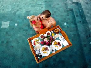 Floating Breakfast Maldives